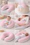 Breastfeeding Pillow Pink Starry White