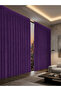 1/2 Dense Pleated Amethyst Velvet Textured Background Curtain | Ironing Is Not Necessary. | Best Sellers - 4