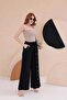 Women's Buttoned Draped Comfortable Pants - 6