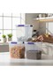 Set of 3 15 Liter (15X3) Vertical Deep Food Storage Containers with Plastic Locking Lids Home Organizer - 7