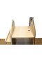 Zahwa Open Shelves Storage With Led Lights | Space Saving End Table | L60xW35.8xH81cm-Oak - 5