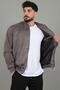 College Collar Elastic Waist Suede Seasonal Coat BL 1711-60287 - 4