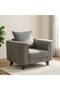 Munet 3 Seater Fabric Sofa - Grey - 2