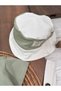 Summer Baby Boy Salopet Set with Snap Fasteners on the Shoulder and Striped Safari Hat - 4