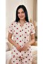 Heart Patterned Pajama Set - 2