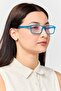 Women WRS7003S Rectangular Reading Glasses, Blue - 2