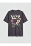 Original Printed Oversize 100% Cotton Women's T-Shirt - 6