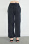 Elastic Waist Pocket Palazzo Trousers - 6