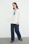 Fullamodest Scarf Detailed Crew Neck Tunic - 5