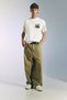 Printed Soft Textured Cotton Fabric Printed Basic Oversize Men's T-Shirt Relaxed Fit - 4