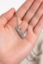 Vikings Unisex Silver Color Chain Necklace 60 cm Metal Design Compatible with Women and Men - 3