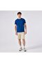 6Sm5069-Bl Crew Neck Men's T-Shirt - Blue - 3