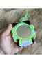 2 in 1 Cute Anime Cat Girl Child Hanging Mirror Keychain Bag Accessory Ornament Green - 2