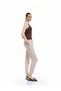 Pocketed, Pleated Detailed Carrot Cut Crepe Fabric Trousers - 2