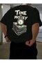 Unisex Time Is Money Printed Crew Neck T-Shirt