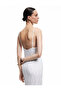 Lined Slim Fit Midi Length Thin Strap Ruched Dress - 3