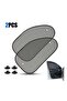 2pcs Car Rear Side Window Sun Visor Car Front Window Shade Window Sun Shades Sun UV Rays Protection - 7
