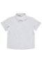 Basic Short Sleeve Shirt for Ages 6-9 - White - 3