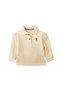 Baby Girl Polo Collar Embroidered Summer Regular Fit Purple T-Shirt Usb3051-B-V4