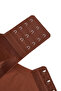 Brown Seamless Tulle Detail Laser Cut Bra - 5