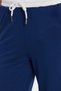 Women's Relax Fit Loose Cut Elastic Waist Striped Wide Leg Lycra Navy Blue Sweatpants - 7