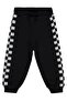 Dama Striped Sweatpants for Ages 2-5 - Black
