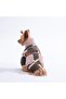 Khaki Chicago Ethnic Weave Small Breed Dog Fluffy Coat