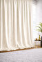 Velvet Chenille Extra Foam Single Wing Living Room Living Room Background Curtain Ecru - 3