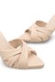 Mira Sola Women's Thin Heeled Slippers 0012720 Skin Color - 2