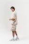 Coastal Patterned Short Sleeve Shirt and Elastic Waist Shorts Set - 3