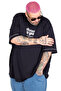Mode XL Large Size T-Shirt the Secret U26220 Dark Blue - 2