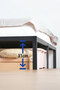 Metal Bed Frame: Simple, heavy-duty single platform with under-bed storage. - 3