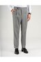 Slim Fit Bel Detailed Trousers Gray T14917