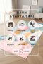 Play Mat Machine Washable Non-Slip Base Stain-Resistant Children's Room Carpet - 2