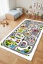 Play Mat Machine Washable Non-Slip Base Stain-Resistant Children's Room Carpet