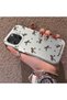 iPhone 16 Pro Max Compatible High-Quality Brown Bow and Dot Printed Case