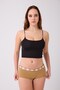 Cotton Lycra Printed Boyshort Set of 3 Women's Panties Brown - 2