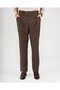 Slim Fit Bel Detailed Trousers Brown T14916