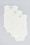 3 Pack Solid Sleeveless Bodysuits