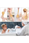 Bamboo Back Brush with Boar Bristles – Long Handle Exfoliating Bath & Shower Brush - 4