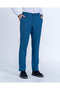 Slim Fit Bel Detailed Trousers Indigo T14064 - 2