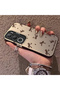 Vivo Y29 5g Compatible High-Quality Brown Bow and Dot Printed Case