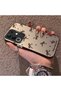 Vivo Y29 4g Compatible High Quality Brown Bow and Dot Printed Case