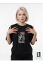 Black Women's Oversize Lana Del Rey Hit 5 Songs Design 100% Cotton Premium Printed T-Shirt