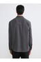 Anthracite Regular Fit Men's Crinkle Shirt - 3