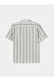 Ekru regular fit striped men's shirt from gulis clothing - 4
