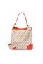 Cream Textile Women's Shoulder Bag - S26Y1Twc0710-V6D - 3