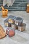 6-Piece Leak-Proof Airtight Sticker Spice Bowl 0.5LT