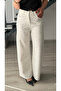White tensl stone wide leg jeans - 2