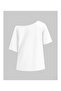 Women's Boat Neck Houston 1991 Printed Oversize 100% Cotton T-Shirt - 2